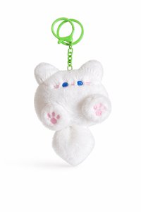 Mielas kuprinės pakabukas Pūkuotas katinas