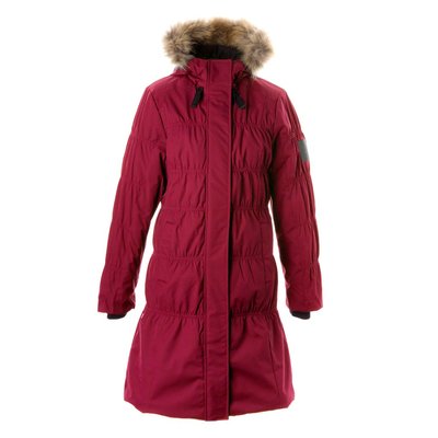 HUPPA Moteriškas žieminis paltas 200 g. (natūralaus kailio)