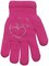 Megztos kumštinės pirštinės su izoliacija - R-104DB-fuchsia