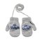 Megztos kumštinės pirštinės 12 cm - R-116-grey