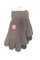 Megztos pūkuotos pirštinės 16 cm - R-197-Dgrey