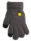 Megztos pūkuotos pirštinės 16 cm - R-197-grey