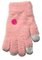 Megztos pūkuotos pirštinės 16 cm - R-197-pink