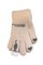Megztos pūkuotos pirštinės 18 cm - R-210-beige