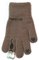 Megztos pūkuotos pirštinės 18 cm - R-210-brown