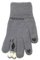Megztos pūkuotos pirštinės 18 cm - R-210-grey