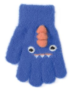 Megztos pūkuotos pirštinės 15 cm