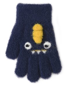 Megztos pūkuotos pirštinės 15 cm