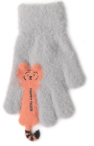 Megztos pūkuotos pirštinės