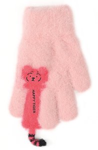 Megztos pūkuotos pirštinės